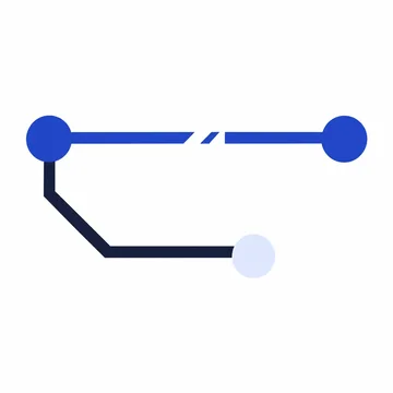 An interrupted status rail sits above a separate assessment path.